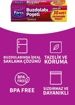 Parex Büyük Boy Buzdolabı Poşeti 30'Lu X 5 Adet