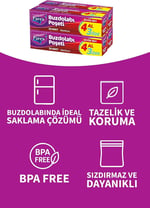 Parex Buzdolabi Poşeti Büyük Boy 4 Al 3 Öde