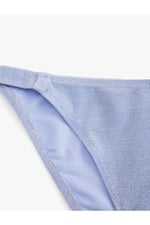 Parıltılı Slip Bikini Altı Astarsız