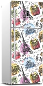 Paris Buzdolabı, Bulaşık Makinesi ve Ocak Arkası Set Yapışkanlı Folyo 0037