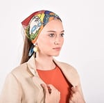 Paris Desenli Bandana
