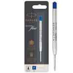 Parker 1950368 Quinkflow Tükenmez Kalem Yedeği, İnce Uç, Mavi - Seçenekler: Fine Nib 2li paket, Fine Nib