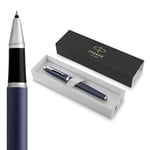 Parker Im Koyu Mavi Krom Tasarımlı Roller Kalem, İnce Uç, Siyah Mürekkep (1931661)