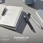Parker Im Koyu Mavi Krom Tasarımlı Roller Kalem, İnce Uç, Siyah Mürekkep (1931661)