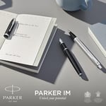 Parker IM Mat Metalik Siyah BT, Dolma Kalem - Seçenekler: 1 stück (1er Pack), Normal