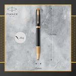 Parker Im Premium Siyah Altın Tasarımlı Tükenmez Kalem, İnce Uç, Siyah Mürekkep (1931660) - Seçenekler: 1 Count (Pack of 1), 1 stück (1er Pack)...