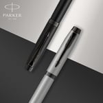 Parker IM Rollerball Kalem | Siyah PVD ile Mat siyah | Siyah Mürekkep Dolgulu İnce Nokta | Hediye Kutusu