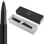 Parker IM Rollerball Kalem | Siyah PVD ile Mat siyah | Siyah Mürekkep Dolgulu İnce Nokta | Hediye Kutusu