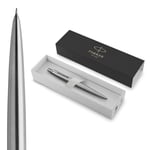 Parker Jotter basmalı kurşun kalem, paslanmaz çelik, krom süslemeli, 0,5 mm, HB #2, hediye kutusu