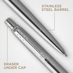 Parker Jotter basmalı kurşun kalem, paslanmaz çelik, krom süslemeli, 0,5 mm, HB #2, hediye kutusu