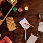 Parker Jotter Originals Tükenmez Kalemler | Glam Rock Koleksiyonu | Azure Mavisi ve Vermilion | Mavi Mürekkep | 2'li Paket