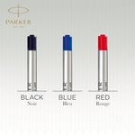 Parker Tükenmez Kalem Yedekleri | Orta Nokta | Siyah QuinkFlow Mürekkebi | 10 Sayım (Ambalaj Değişebilir)