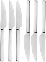 Parlak Gümüş Pasta Ve Tatlı Bıçağı Seti, Paslanmaz Çelik Kahvaltı Bıçak Seti 6 Adet