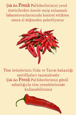 parmak Çok Acı Kurutulmuş Biber 500 gr