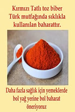 parmak Tatlı Toz Kırmızı Biber 250 gr