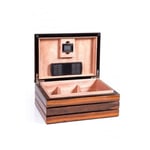 Parmida Humidor Puro Saklama Kutusu - Siyah/Kahverengi 0165