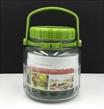 Pasabahce 1118504 Hasat Kavanozu 2 Litre Kapasiteli, Yeşil