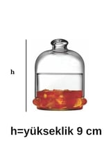 Paşabahçe Basic Kapaklı Reçellik Ballık, 4 Adet, Şeffaf Cam