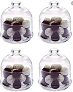 Paşabahçe Basic Kapaklı Reçellik Ballık, 4 Adet, Şeffaf Cam
