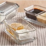 Paşabahçe Bölmeli Frigo Tereyağlık Reçellik Kahvaltı Kapı, 2 Adet, Turkuaz