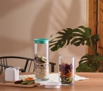 Paşabahçe Breakfast Club Yeşil Plastik Kapakli Cam Kavanoz, Şeffaf, 120 cc