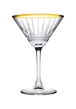 Paşabahçe Elysia Golden Touch Kokteyl Kadehi, Şeffaf, 220 C - Seçenekler: 220 cc, 500 cc