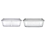Paşabahçe Frigo Studio Bölmeli Saklama Kabı 480 cc, Şeffaf ve 97711 Frigo Tereyağ Peynir Kabı