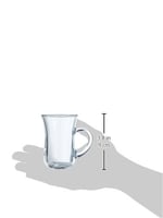 Paşabahçe-G4 Çay Bardak 6 Lı Kulplu Çay Bardağı