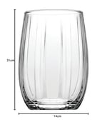 Paşabahçe Linka Su Bardağı, Sade, 380 ml, 6 Parça