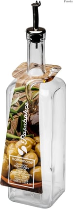 Paşabahçe Paşabahçe Homemade Metal Tıpalı Yağlık & Sirkelik, Şeffaf, 1 Litre