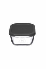 Paşabahçe SNOW BOX SAKLAMA KABI 275 CC PLASTİK GRİ KAPAKLI - DÖRTLÜ