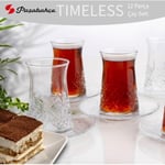 Pasabahce Timeless Çay Bardağı Ve Çay Tabağı Seti 12 Kişilik 24 Parça
