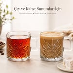 Paşabahçe TIMELESS FİNCAN/KUPA 195 CC T 2'Lİ HEDİYELİK KUTU | Timeless desenli kulplu cam formuyla kahve ve çay sunumlarına uygundur - Seçenekler: 1 L, 5.5 cm x 6.5 cm, 6 ml, 62 ml, 195 cc, 260 cc...