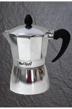 Paslanmaz Çelik Demliğiyle Kahve Mocha Filtre Kahve Pişirici 3Fincanlık Kahveseverlerin Vazgeçilmezi