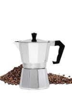 Paslanmaz Çelik Demliğiyle Kahve Mocha Filtre Kahve Pişirici 3Fincanlık Kahveseverlerin Vazgeçilmezi
