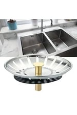Paslanmaz Çelik Mutfak Evye Lavabo Süzgeci Lavabo Gideri Atık Gıda Tıpası