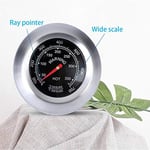 Paslanmaz çelik sigara içen mangal, 2 adet, barbekü termometresi, manometre, paslanmaz çelik, bimetalik, mutfak kızartma, gösterge termometresi, Celsius ve Fahrenheit 100 – 700 ℉