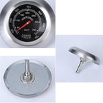 Paslanmaz çelik sigara içen mangal, 2 adet, barbekü termometresi, manometre, paslanmaz çelik, bimetalik, mutfak kızartma, gösterge termometresi, Celsius ve Fahrenheit 100 – 700 ℉