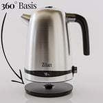Paslanmaz çelik su ısıtıcısı 1,7 litre | %100 BPA içermez | 2200 Watt | dijital sıcaklık göstergesi | sıcak tutma fonksiyonu | sıcaklık seçimi ile paslanmaz çelik | çay makinesi | sıcaklık ayarı (40°C