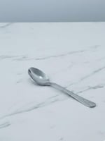Paslanmaz Çelik Tatlı Kaşığı Seti, 6 Kişilik, Modern Tasarım, Kahve ve Tatlı Sunumları için Sofra Kaşığı