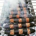 Patlıcan Kebap Şişi Sebze Şişi Transmisyon Demir 8 mm Kare Kalınlık (5 Adet)