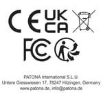 PATONA NP-FW50 - PD Performans pil şarj cihazı (1000 mA) USB-C mini çift LCD - PD/QC özellikli (161964)