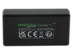 PATONA NP-FW50 - PD Performans pil şarj cihazı (1000 mA) USB-C mini çift LCD - PD/QC özellikli (161964)