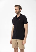 Patriot Erkek Siyah Polo Tişört