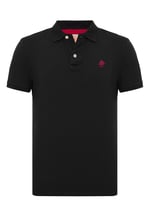 Patriot Erkek Siyah Polo Tişört