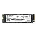 Patriot P320 512GB dahili SSD - NVMe PCIe Gen 3x4 - M.2 2280 - Katı Hal Sürücüsü - P320P512GM28