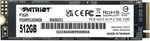 Patriot P320 512GB dahili SSD - NVMe PCIe Gen 3x4 - M.2 2280 - Katı Hal Sürücüsü - P320P512GM28