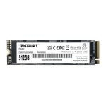 Patriot P320 512GB dahili SSD - NVMe PCIe Gen 3x4 - M.2 2280 - Katı Hal Sürücüsü - P320P512GM28