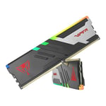 Patriot Viper Venom RGB DDR5 32GB (2 x 16GB) 7000MHz UDIMM Masaüstü Oyun Bellek KIT - PVVR532G700C32K | Voltaj: 1.45v; Intel - Seçenekler: 32GB (2 x 16GB) 6000MHz CL30, 32GB (2 x 16GB) 7000MHz CL32...