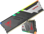 Patriot Viper Venom RGB DDR5 32GB (2 x 16GB) 7000MHz UDIMM Masaüstü Oyun Bellek KIT - PVVR532G700C32K | Voltaj: 1.45v; Intel - Seçenekler: 32GB (2 x 16GB) 6000MHz CL30, 32GB (2 x 16GB) 7000MHz CL32...
